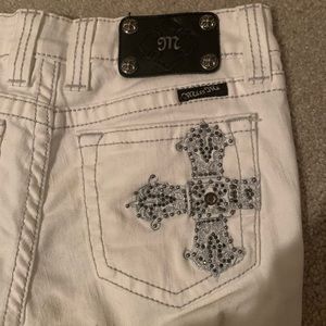 Miss Me White Jeans